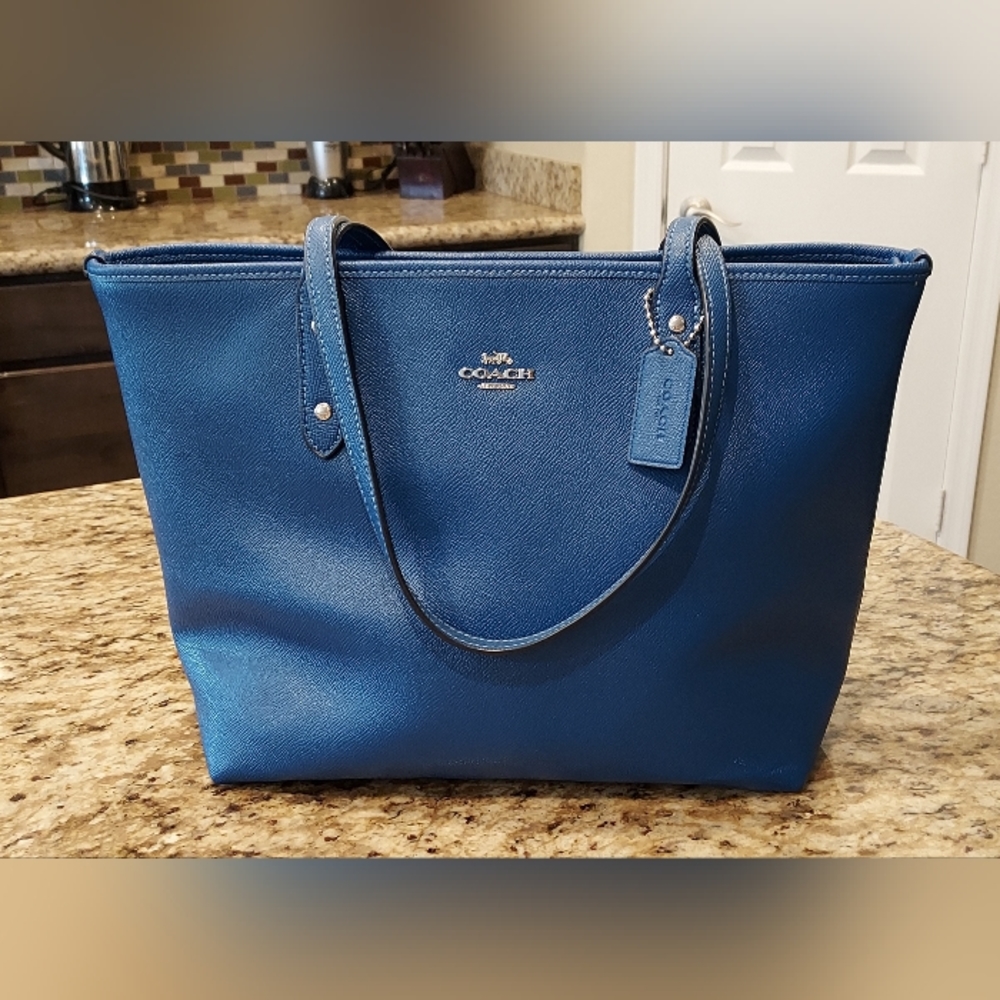 COACH Tote/ Shoulder Bag F58846 Royal Blue